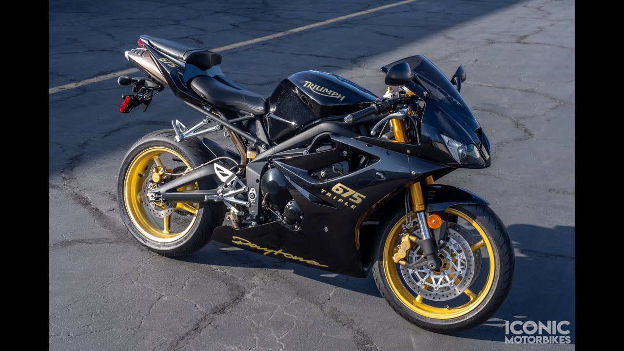 2008 Triumph Daytona 675 Special Edition – Iconic Motorbike Auctions