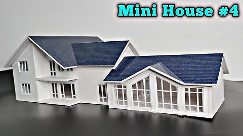 How to Make foam board Model House | Mini House part #4