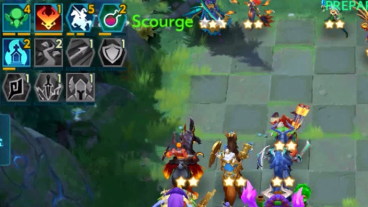 Chess Rush - 5Rider/4Goblin/2Warlock/2Undead Fast AS means Fast Lifesteal!