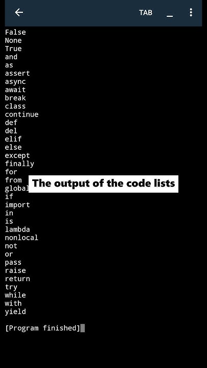 Python's Reserved Keywords in 30 Seconds! | Python Tutorial for ...