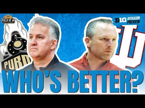 Who will have a BETTER season: Purdue or Indiana? | BIG TEN PREVIEW
