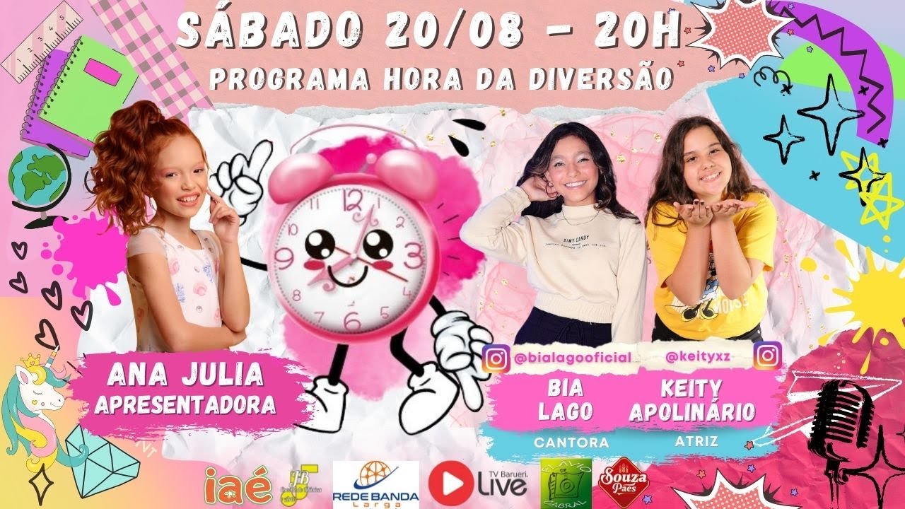Keity Apolinário E Bia Lago | Programa Hora Da Diversão