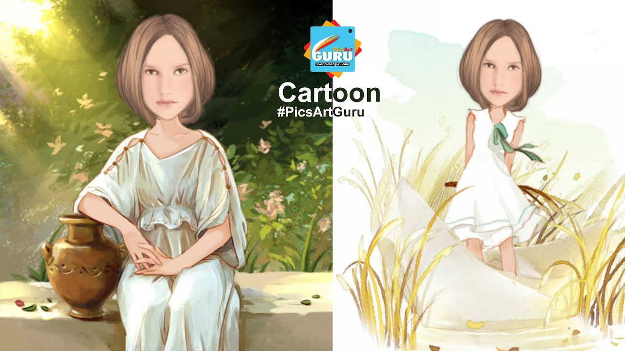 PicsArtGuru | How to Make a Cartoon in Smartphone Easily Without Skill | MomentCam