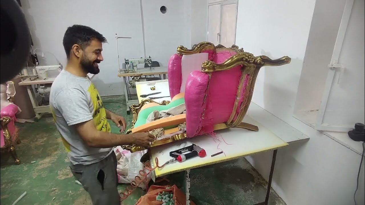 HOW TO REUPHOLSTER A TUFTED CHAIR . tufted upholstery 