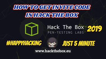 how to get invite code in the latest hackthebox 2019
