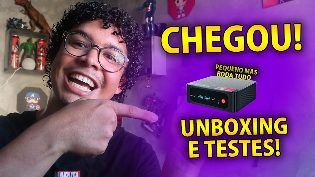 BEELINK SER5: UM MINI PC GAMER PODERESO QUE RODA TUDO! (Unboxing e ...