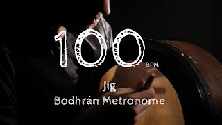 Jig 100 bpm | Bodhrán Metronome | Learn Irish Music