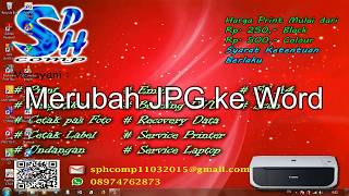 SPHcomp 11 II merubah jpg ke word online