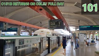 [C151B ON CGL!/ FULL DAY CAMEO!] SMRT TRAINS Ride On the CGL Towards Changi Airport - C151B 685/686