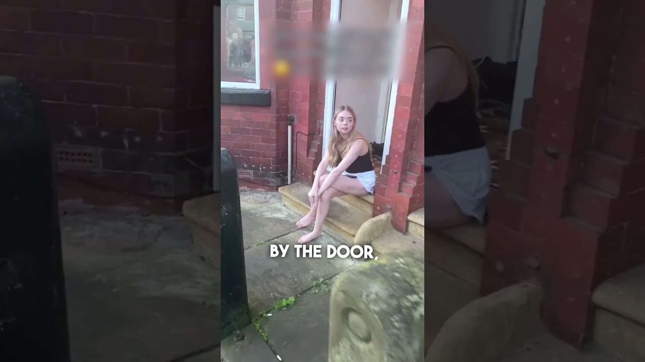 Blind Woman Waits For Her Husband To Come Back Home 
