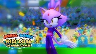 Mario and Sonic at the Rio 2016 Olympic Games - Blaze - Rhythmic Gymnastics