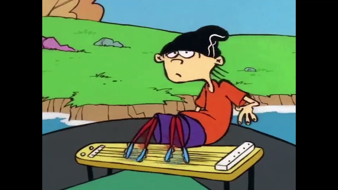 Ed, Edd n Eddy: Double D plays the pedal steel guitar A.K.A. the “annoying  instrument” 