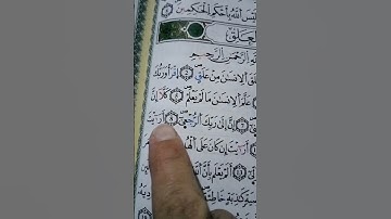 سورة العلق 🌷مكية وهي أول سورة نزلت على النبي صلى الله عليه وسلم في السنة الثالثة عشر قبل الهجرة 🌷🌷🌷🌷