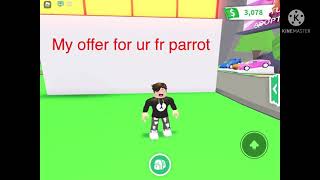 My offer for ur fr parrot (comment down below if u wanna do it)(closed)