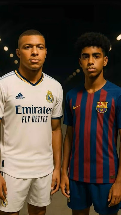 Which one is your favorite team ?🤔 #mbappe #lamineyamal #realmadrid #viscabarca