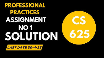 CS625 Professional Practices ASSIGNMENT NO 1 SOLUTION BY VU ROCKY 100% CORRECT