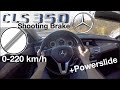 2013 Mercedes CLS Shooting Brake 350 CDI POV Test Drive + Acceleration 0-220 km/h