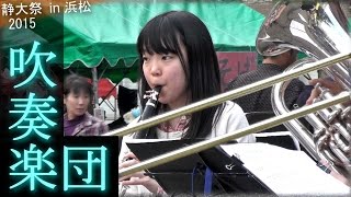 【静岡大学吹奏楽団】浜松ストリートパフォーマンス!!　静大祭 in 浜松 2015 - 静岡大学