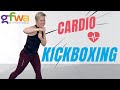 Cardio kickboxing  interval based home workout  fast  fun beginning friendly
