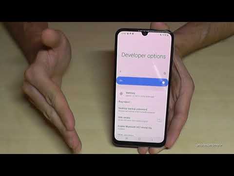 Samsung Galaxy A31: How to enable the Developer Options? for USB Debugging etc