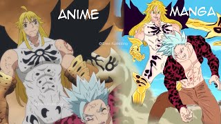 Demon King Meliodas Anime Vs Manga Comparison : r/NanatsunoTaizai