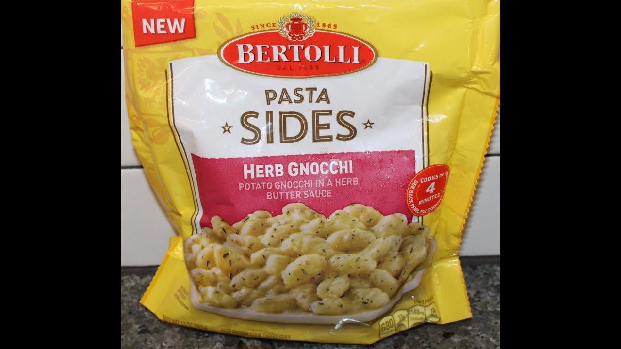 Bertolli Pasta Sides: Herb Gnocchi Review - YouTube