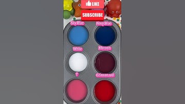 Guessing challenge mix 3 Colors & what surprise will happen #colormix #asmr #satisfying #fyp#gaming