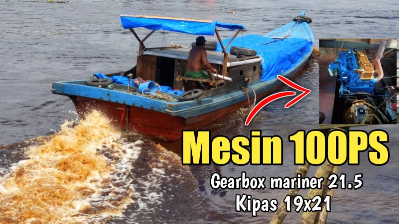 MESIN 100PS 🔴 GEARBOX MARINER 21.5 🔴 KIPAS 19X21