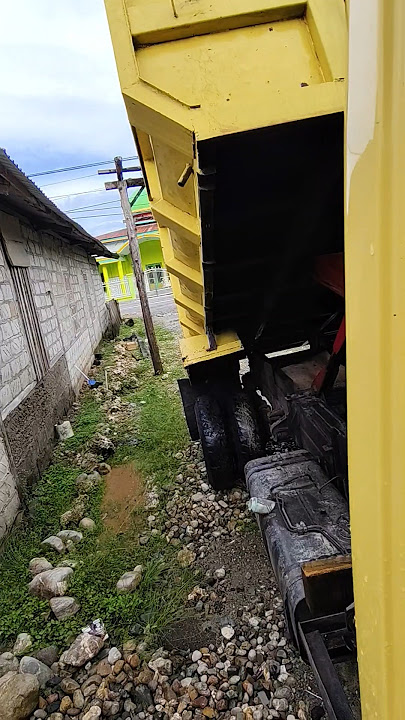 cara Naikan Dump Mobil Canter #dumptruck #canter #truck #driving #shorts
