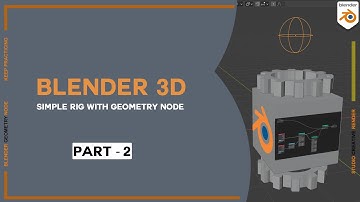 Blender 3.0 scale / rotation rig with geometry node  #shorts