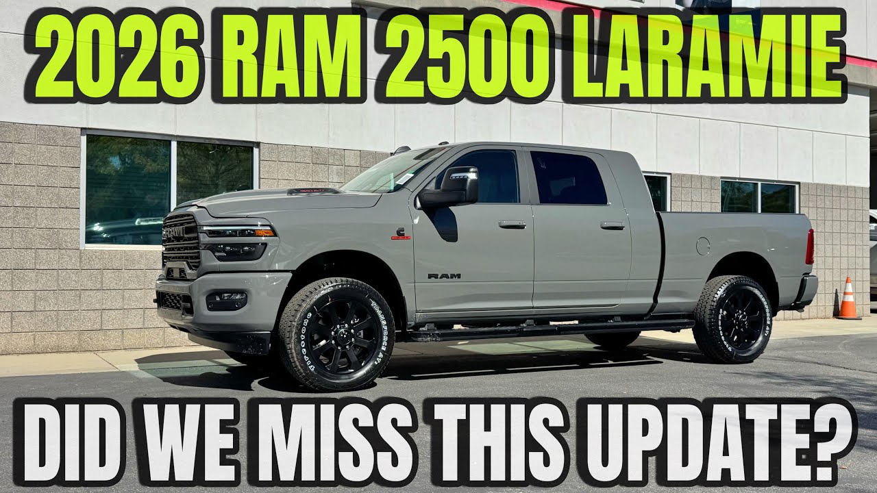 2026 RAM 2500 Laramie Level 2: вернула ли Stellantis эту конфигурацию в MegaCab?