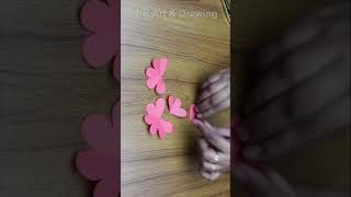 Paper Flower/ #shorts #viral #youtubeshorts #satisfying #craft #art #nrartanddrawing