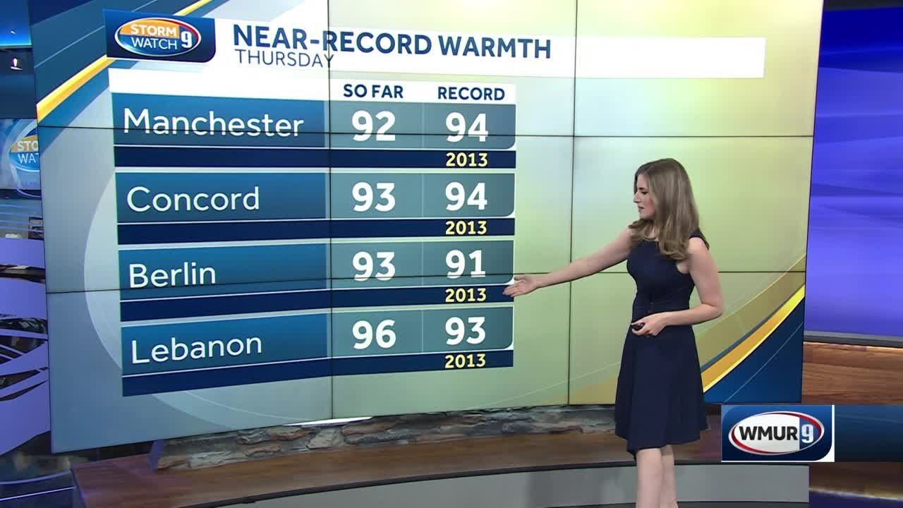 Some New Hampshire towns break heat records YouTube