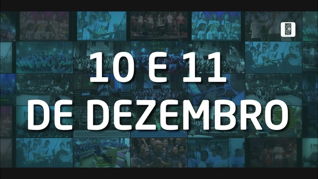 CANTANDO O NATAL 2022 | 10 E 11 DE DEZEMBRO ÀS 18H - YouTube