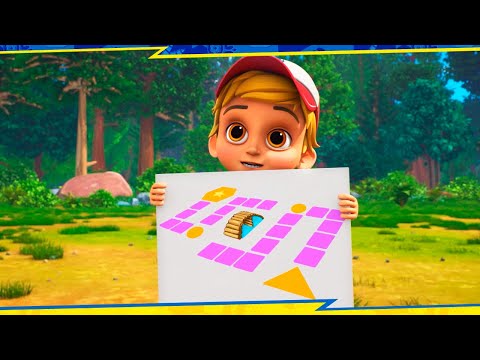 🦖ტურბოზავრები - დიდი თამაში | საბაგირო პარკი | მულტფილმები ბავშვებისთვის