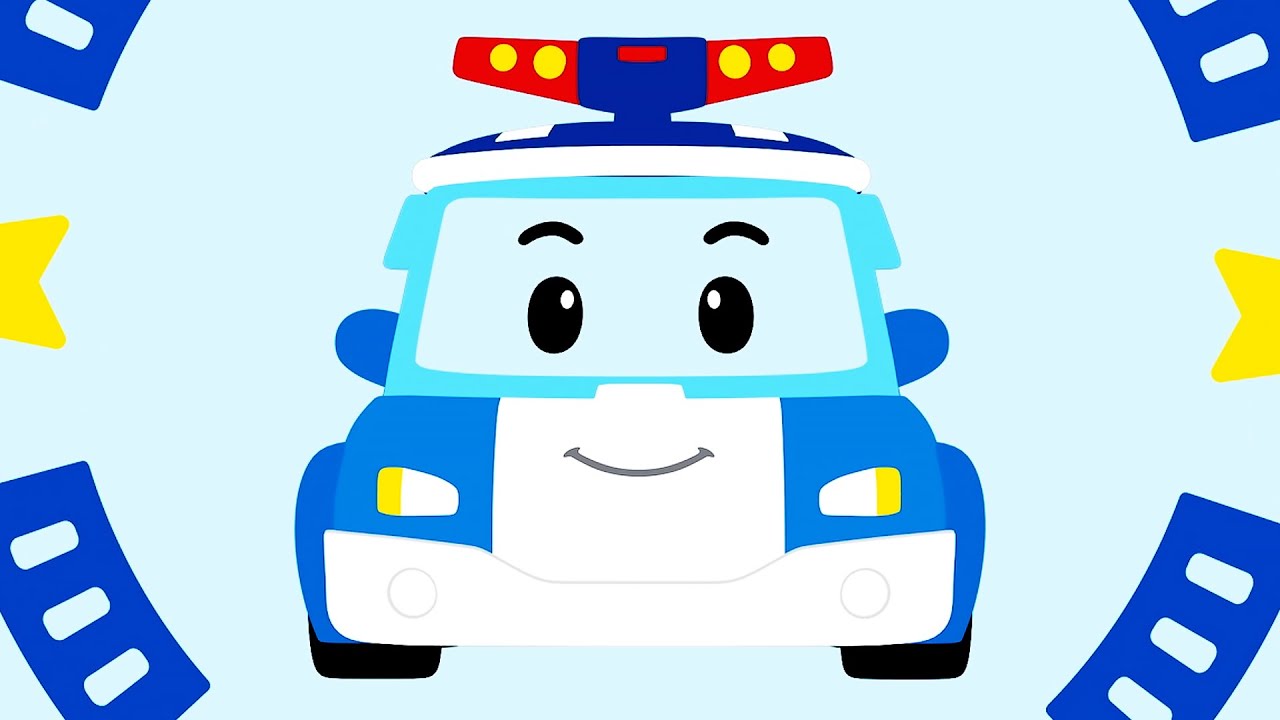 Four Little Cars - Cute MV | Robocar POLI Educational Kids Song | Robocar POLI - Nursery Rhymes