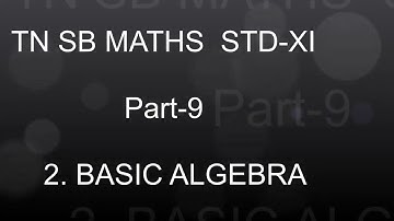 11th Maths [Part-9] Ex-2.11 SUM 5,6 E.M-T.M 2.Basic Algebra Gomathi dharmarajan