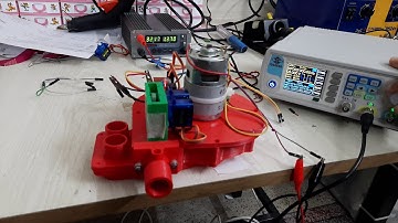 Video - 4: Turbine testing with Power Supply and Signal Generator. Open Source Ventilator