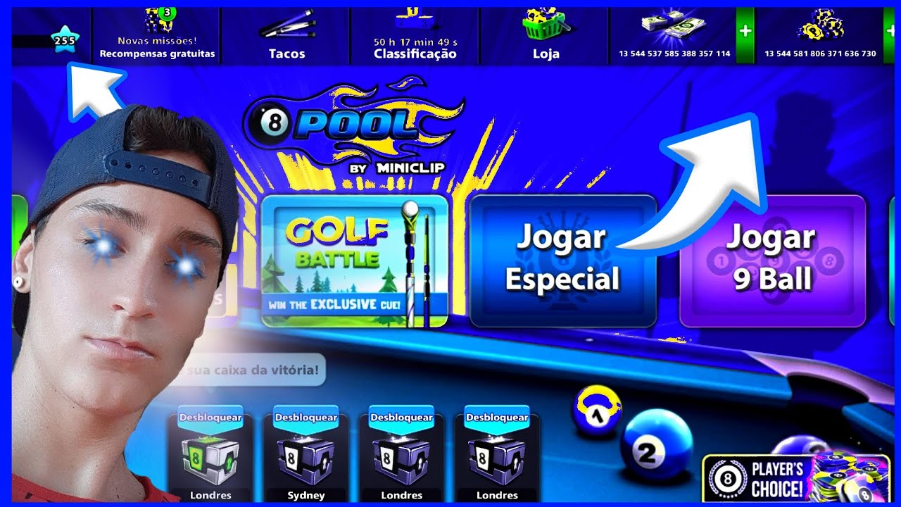 8 BALL POOL v4.8.4 (MOD) APK DINHEIRO INFINITO - SEM ROOT ...