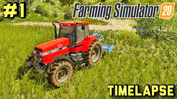 Fs20 Farming Simulator 20 Harvesting Wheat & Cultivating Field Timelapse #1