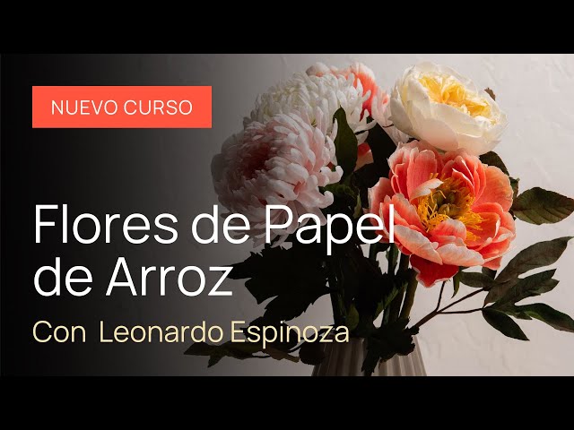 Una Rosa en Papel de Arroz – JARDIN SOUVENIR