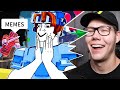 Reacting to ROBLOX Bedwars Funny Moments (MEMES)