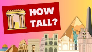 How tall was the Temple in Jerusalem?