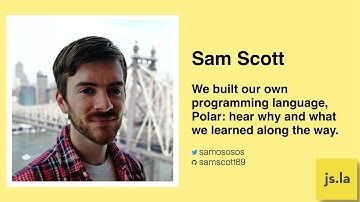 Sam Scott - Building a programming language  | March 2021