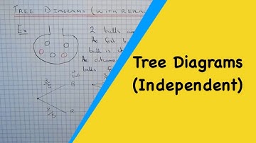 How To Draw A Tree Diagram When The First Ball Is Replaced (INDEPENDENT EVENTS)