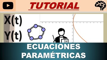 🟥 CÓMO GRAFICAR ECUACIONES PARAMÉTRICAS EN GEOGEBRA