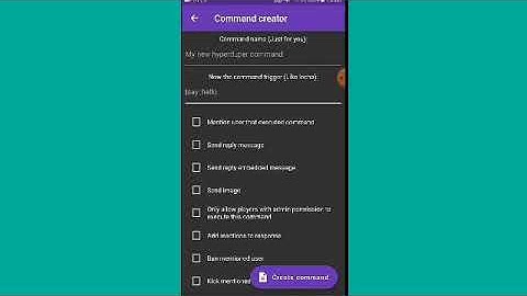 Comando de Say - Discord Bot Designer