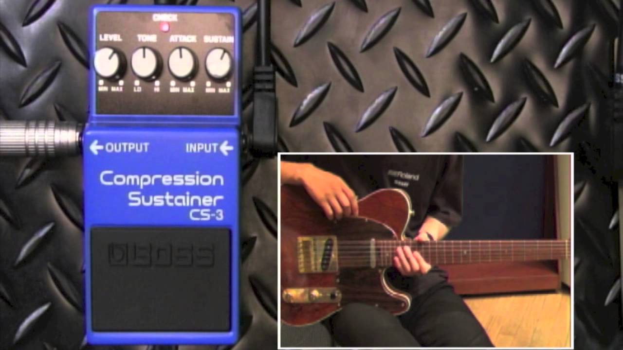 【試奏動画】BOSS CS-3 Compression Sustainer 【BOSS COMPACT PEDAL 100th  ANNIVERSARY!!】