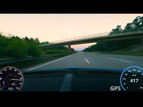 Sfreccia in autostrada a 417 km/h e posta il video sui social: indagato dalla polizia tedesca