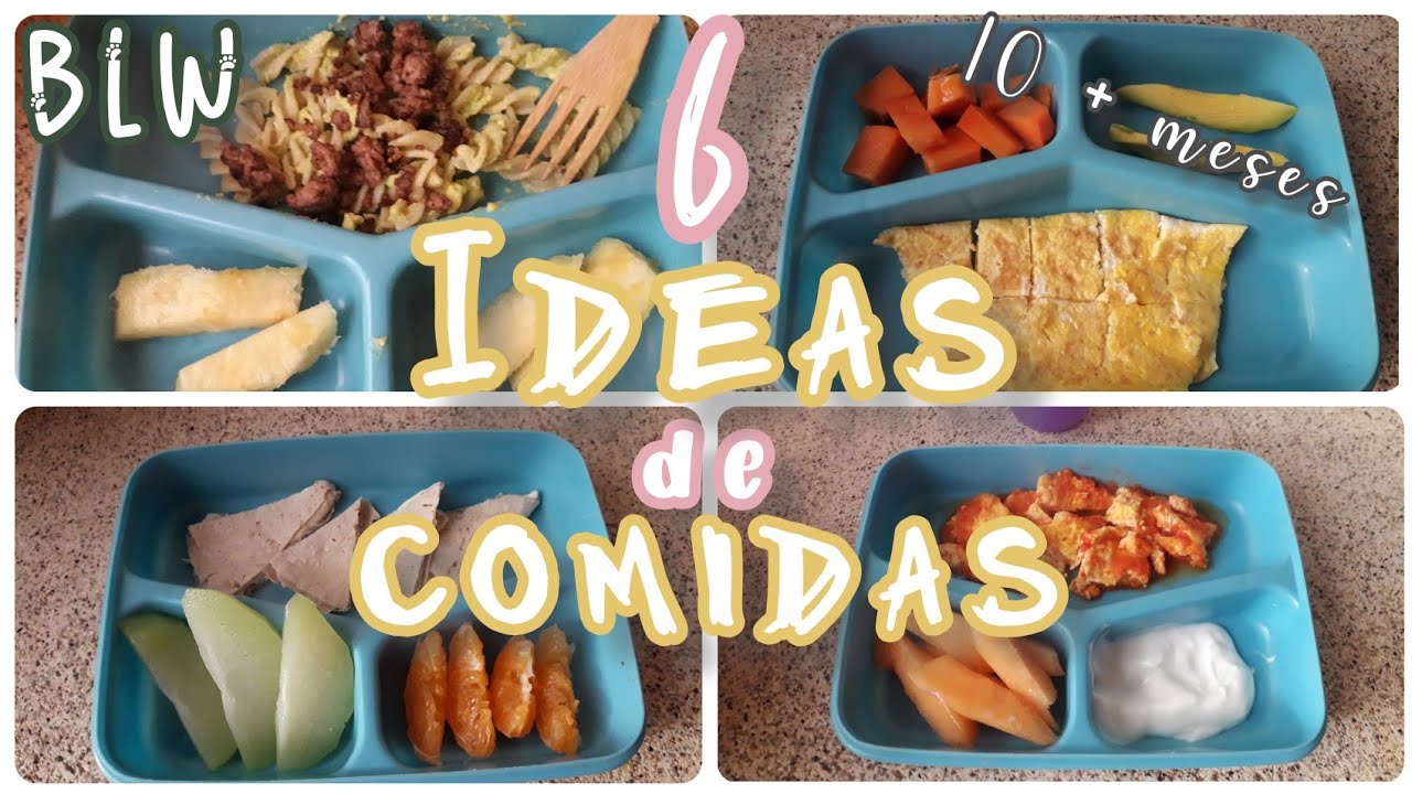 Alentar idiota Multa IDEAS DE COMIDA PARA BEBÉS | 10 + MESES | RECETAS SÚPER FACIL #blw - YouTube